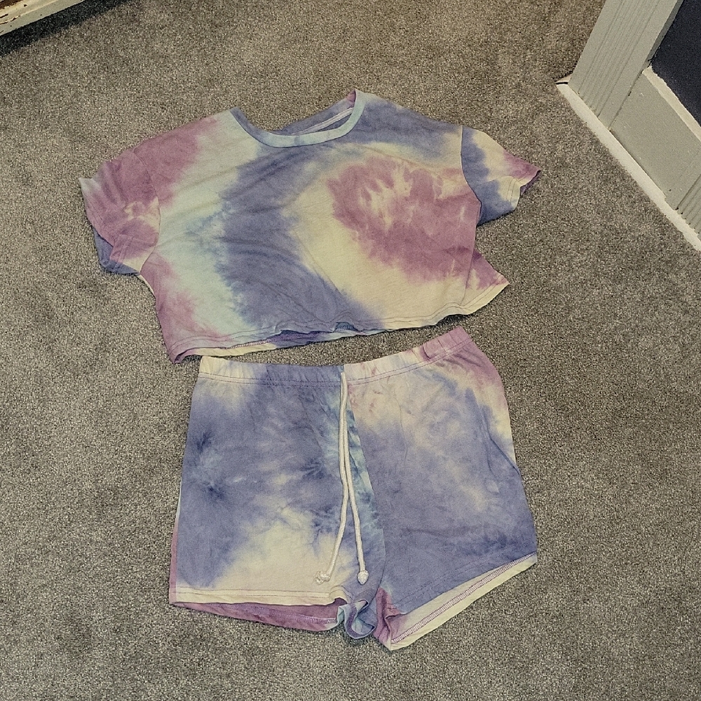 SHEIN Tie-Dye Lounge Set, Large